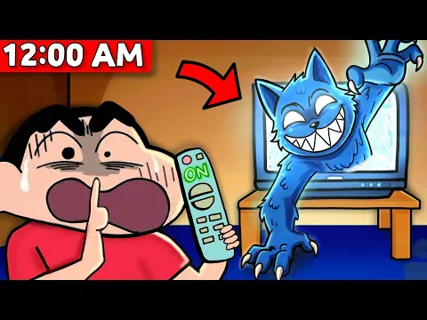 Video Thumbnail: Don't Leave Your TV ON at 12 AM! 👻