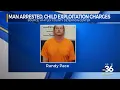 Man arrested on child exploitation charges