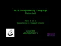 Hare Programming Tutorial 6 of n - Assertions Tagged Unions