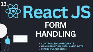 Form Handling in ReactJs Tutorial Complete React Course
