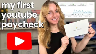 how much Youtube paid me | first month monetized as a small creator