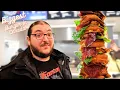 Eating the TALLEST BURGER IN CANADA - Can I beat JoelHansen CN TOWER BURGER burgerfactorycanada