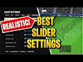 BEST FIFA 23 REALISTIC SLIDERS