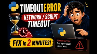 How to Fix TimeoutError in Python