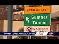 Sumner Tunnel work resumes closing busy route on weekends