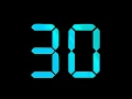 COUNTDOWN TIMER v 653 30 sec with sound effects beep 4K
