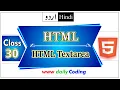 HTML Form Textarea How to Create HTML Form with Textarea HTML Tutorial Daily Coding Class 30