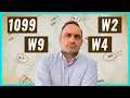 W2 W4 W9 1099 Tax Forms What s the Difference And Which One Do You Need