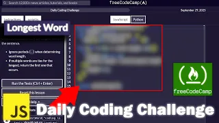 JavaScript Daily Code Challenge 25 - FreeCodeCamp