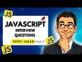 Part - 2 Javascript Interview Questions 2026 Learn Coding