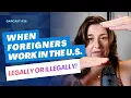 When foreigners get a job in the US - GAPCast