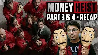 money heist part 3 u0026 4 recap yogi bolta hai
