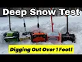 5 Top Electric Snow Shovels Tackle Deep Snow Removal