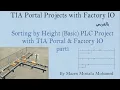 12 Sorting by height PLC Project using TIA Portal and Factory IO Part1