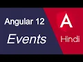 Angular 12 Hindi tutorial Events blur keyup mouseover etc