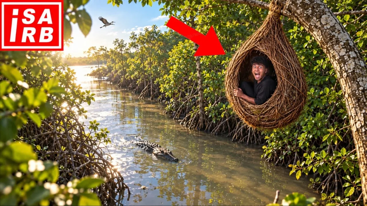 DUDUK DALAM SARANG BURUNG ATAS POKOK : 24 JAM !!