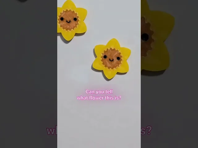 March Magnets - Day 20 #marchmagnets | Kawaii daffodil flower head video thumbnail
