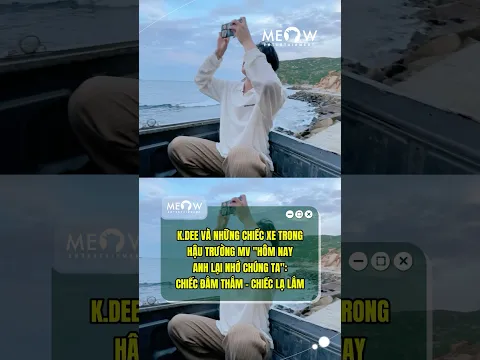 K.DEE chật vật với những chiếc xe trong hậu trường MV mới