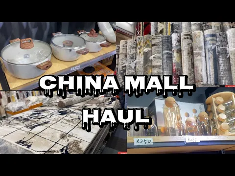 Download MP3 China Mall Haul | Home decor | Cheap Carpets | Curtains | @listermongie | South african youtuber