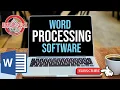 Word Processing Software Computer Science