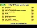 Peter O Toole Movies List