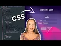 CSS Glassmorphic Login Page for Beginners