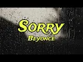 Sorry - Beyonce Clean Version