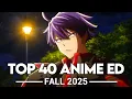 Download Lagu My Top 40 Anime Endings - Fall 2025