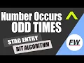 How to find the only Odd occurring element in Array Bit Manipulation Interview - XOR