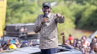 LIVE: President Ruto Launching Ololulung'a-Ewaso Ng'iro Market, Narok South.