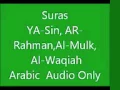 Download Lagu Ya sin, Ar Rahman, Al Mulk , Al Waqiah