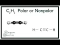 Is C2H2 Polar or Non-polar Ethyne or Acetylene