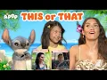 Download Lagu Lilo \u0026 Stitch Cast Play This or That | A*Pop