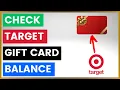 How To Check Target Gift Card Balance in 2025