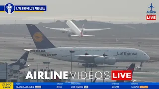🔴LIVE Los Angeles (LAX) Airport Plane Spotting