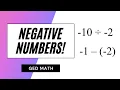 GED Math - Master NEGATIVE numbers