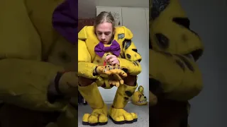 Putting On A SPRINGLOCK SUIT Fnaf Fivenightsatfreddysmovie Springtrap Fnafmovie Springtrap 