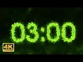 3 Minutes Countdown Timer - Kryptonite 4K