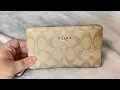 What s in my Coach Wallet What s in my Coach Medium Id Zip Wallet In Signature Canvas