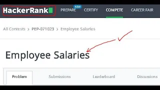 SQL Employee Salaries I HackerRank SQL query SQL basics
