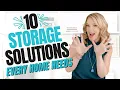 Create MORE STORAGE on a Budget - 10 Small Space Organizing Ideas