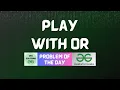 GFG POTD Play With OR GeeksForGeeks POTD GFG Solutions 27-01-2024