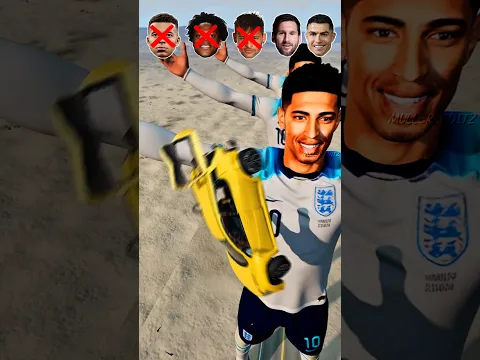 π Ronaldo vs Messi vs Neymar vs Mbappe vs I show speed #beamngdrive