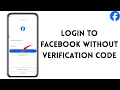 How To Login To Facebook Without Verification Code - Simple
