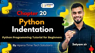20 Python Indentation Python Programming Tutorial for Beginners