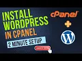 How To Install WordPress In cPanel 2026 - Softaculous Method Step-By-Step