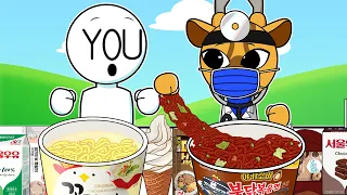YOU'RE INVITED TO THE ANIMAL HOSPITAL! |Animal Hospital | Convenience Store MUKBANG animation | asmr