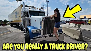 Thousands Of Truckers Say She s A Fake Truck Driver So I Confronted Her Asked Her
