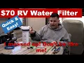 Cheap RV water filter from Lowes