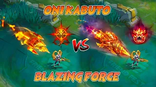Aldous Oni Kabuto VS Blazing Force Skin Comparison